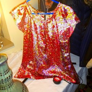 NWOT Size XL Spense Multicolor Top